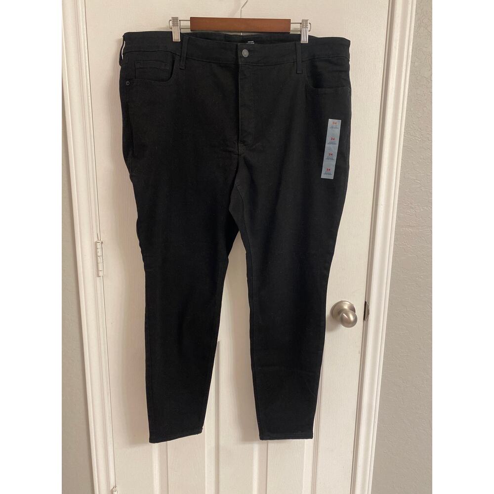 Old Navy Black Rockstar Super Skinny Jeans Size 24 Casual